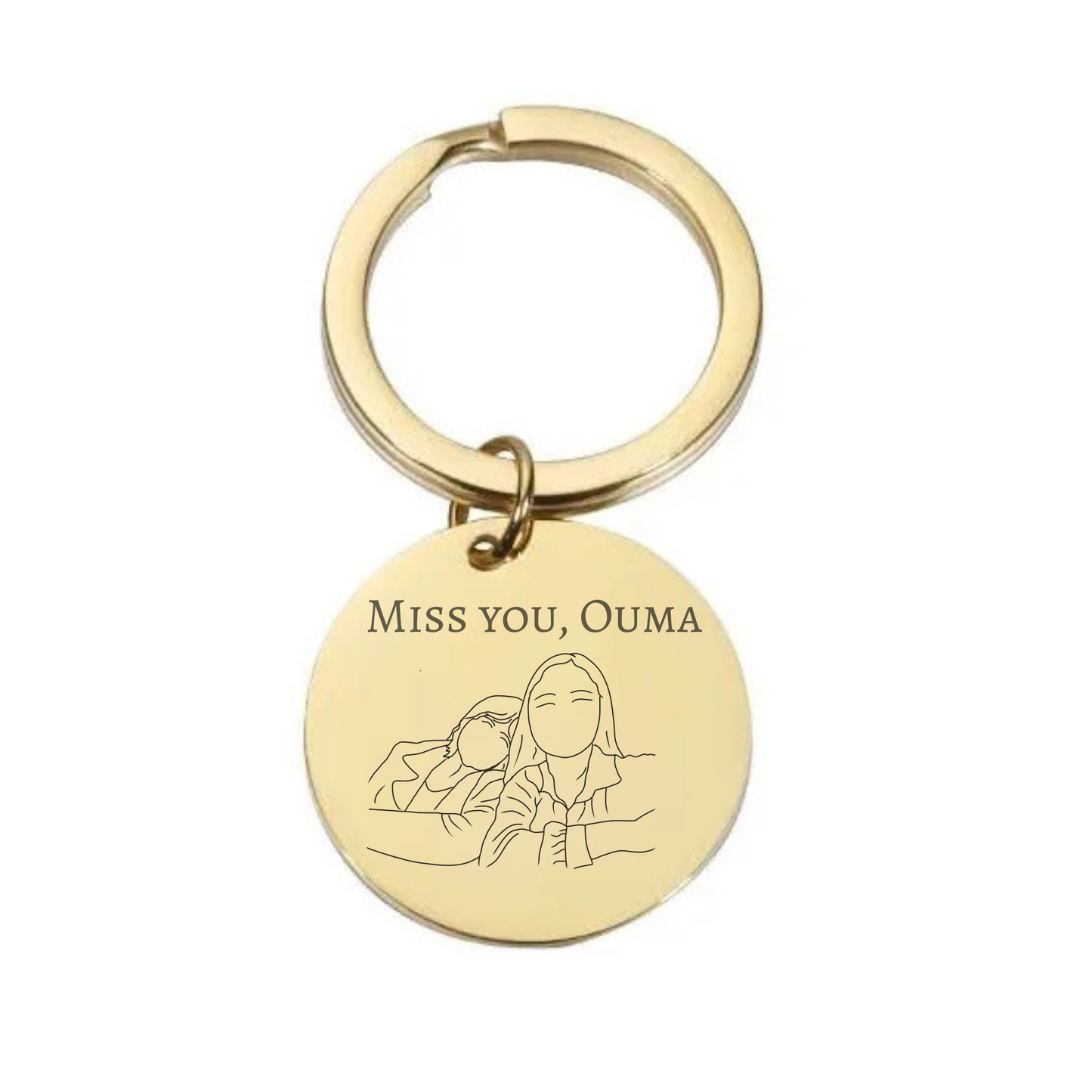 Custom Disc Keychain