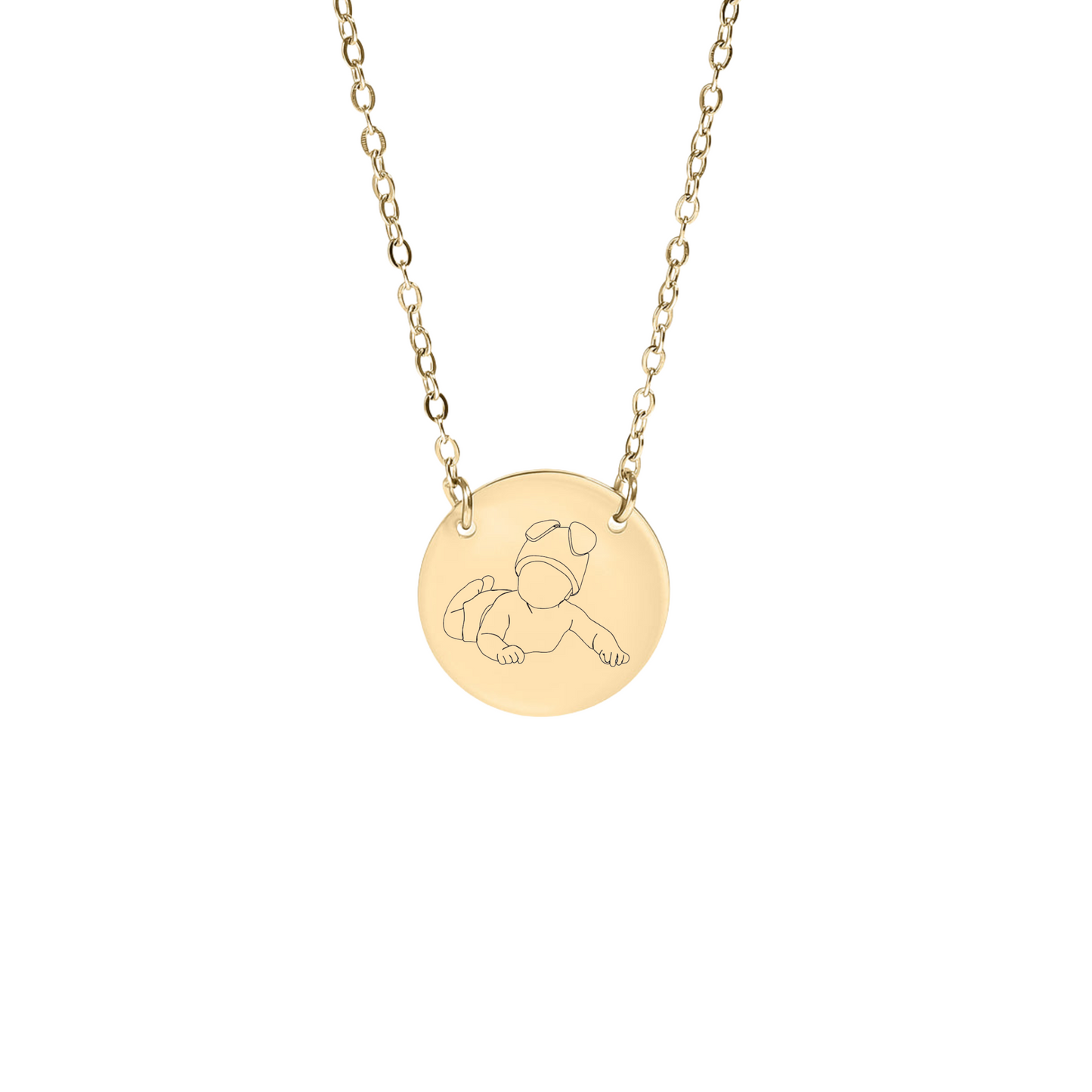 The Memory Disc Necklace