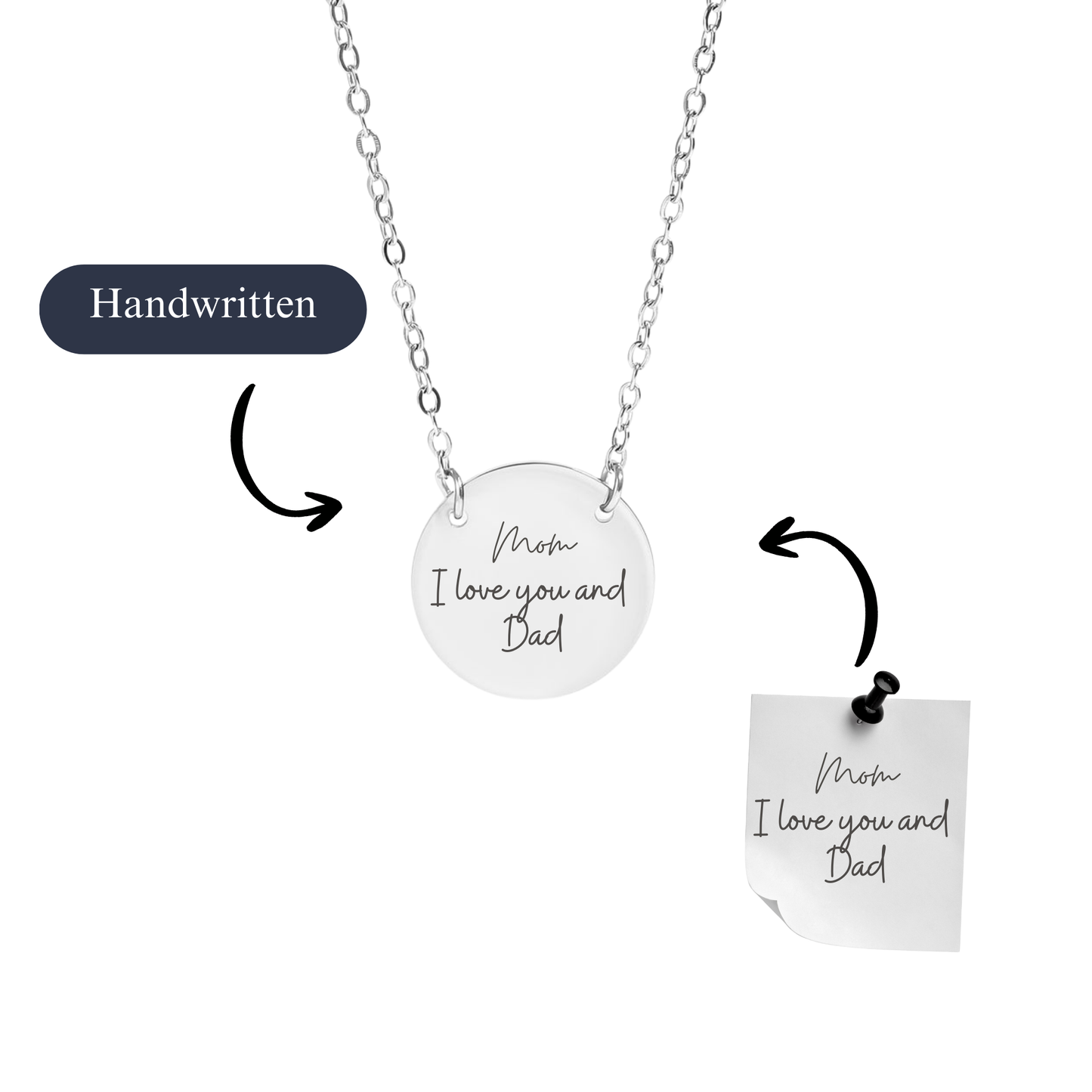 The Memory Disc Necklace