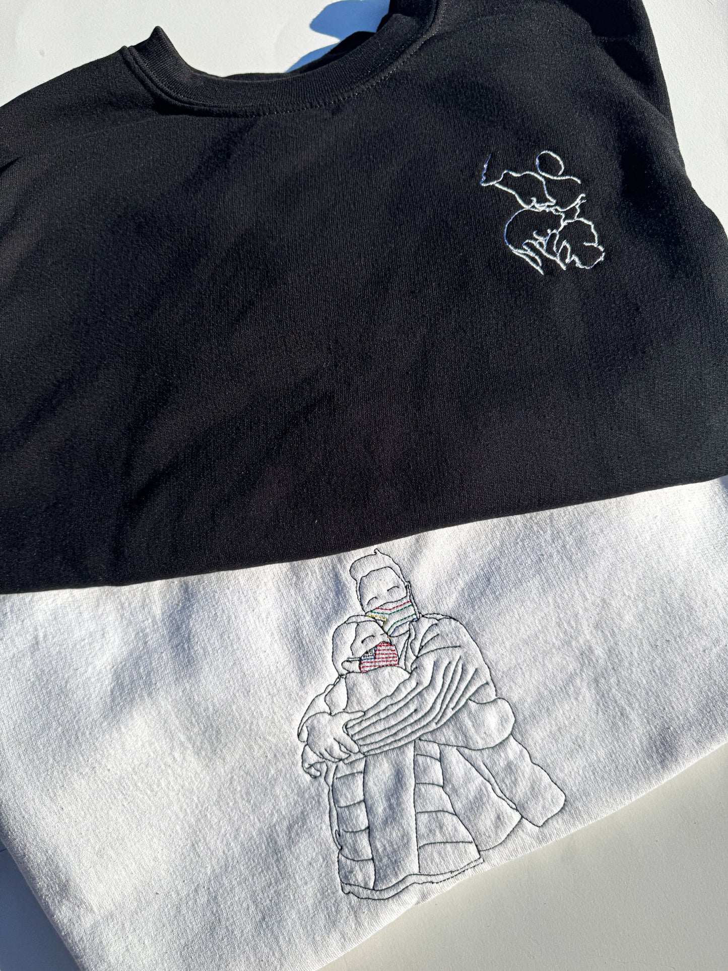 Embroidered Keepsake Sweatshirt – Adult