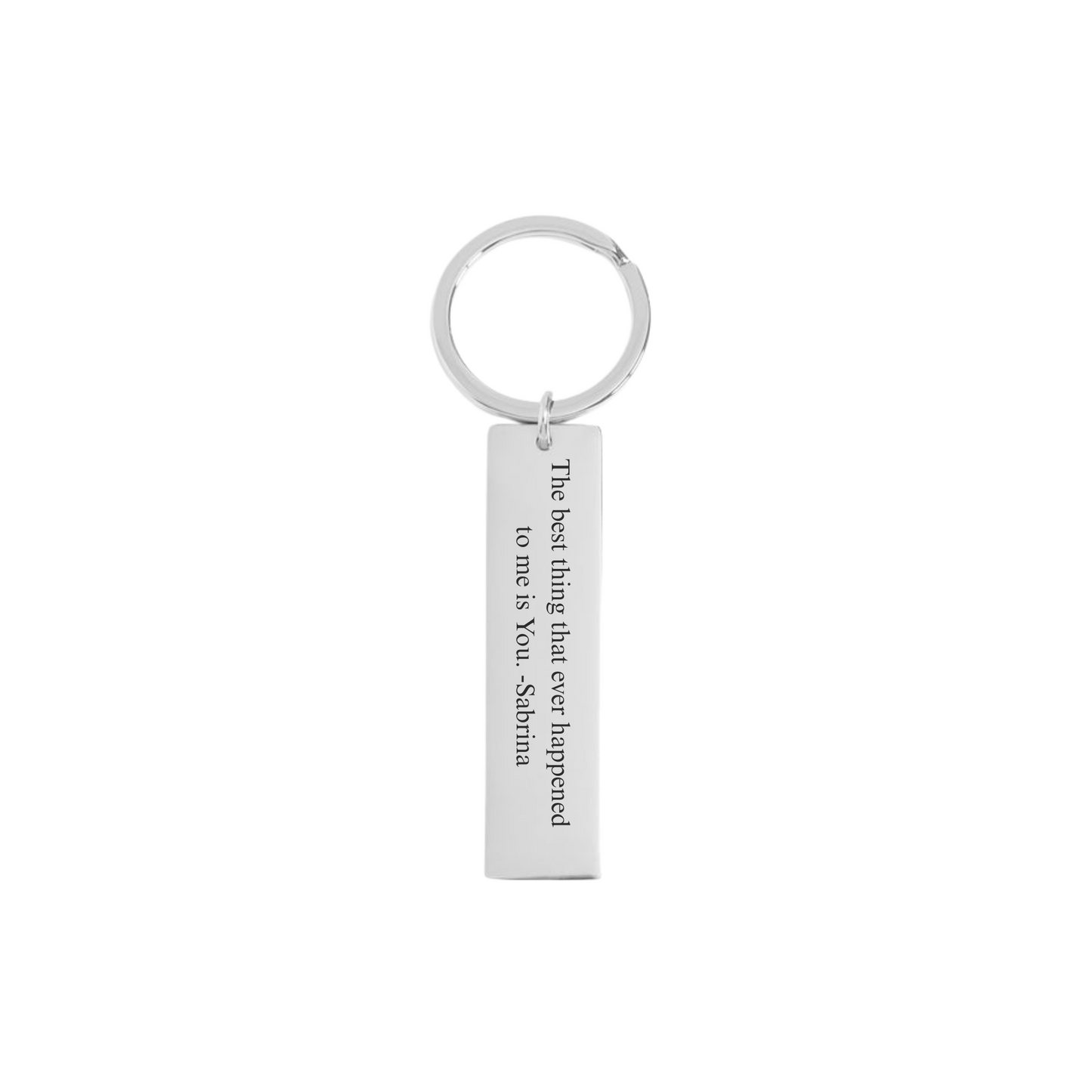 Signature Tag Keychain