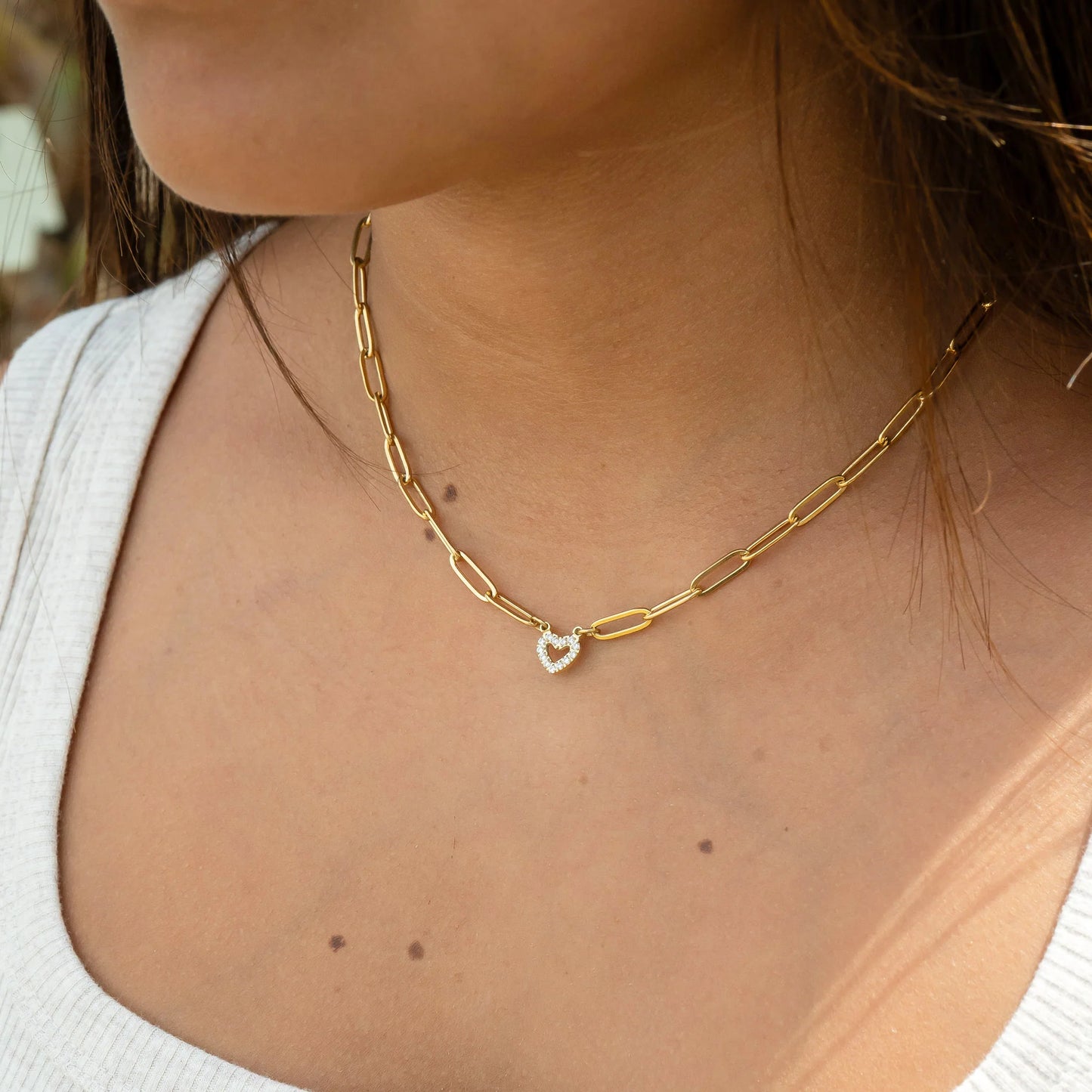 Heart and Chain Necklace
