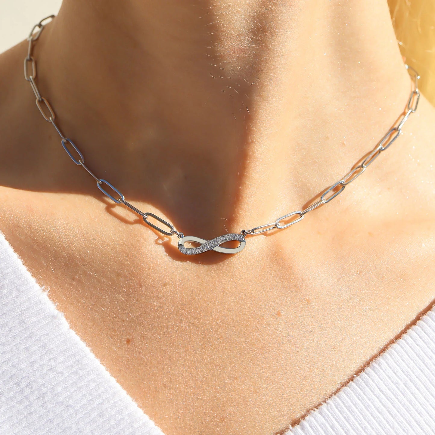 Forever Linked Infinity Necklace