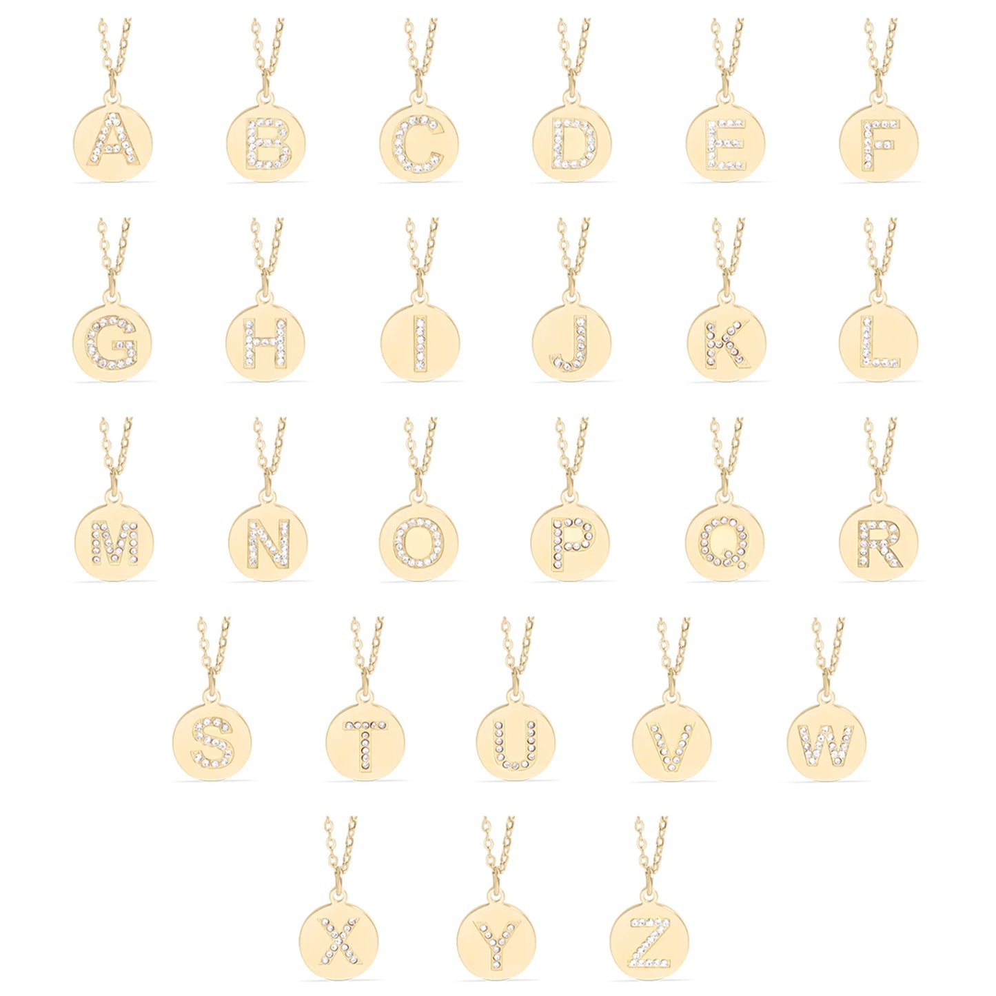 The Golden Initial Necklace
