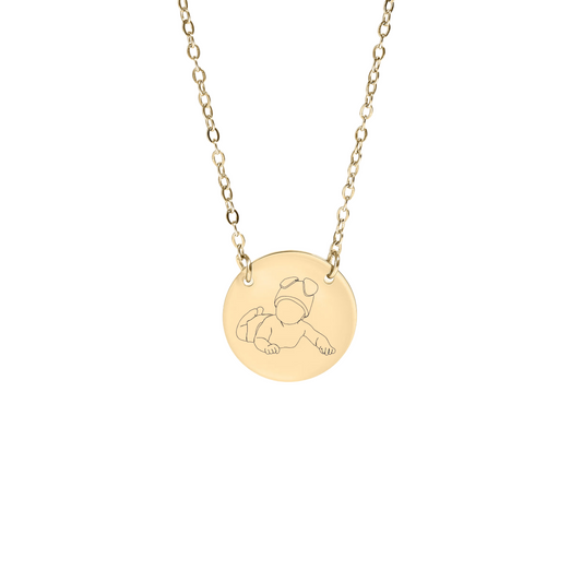 The Memory Disc Necklace