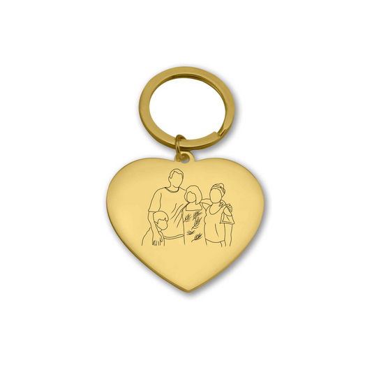 The Heartline Keychain